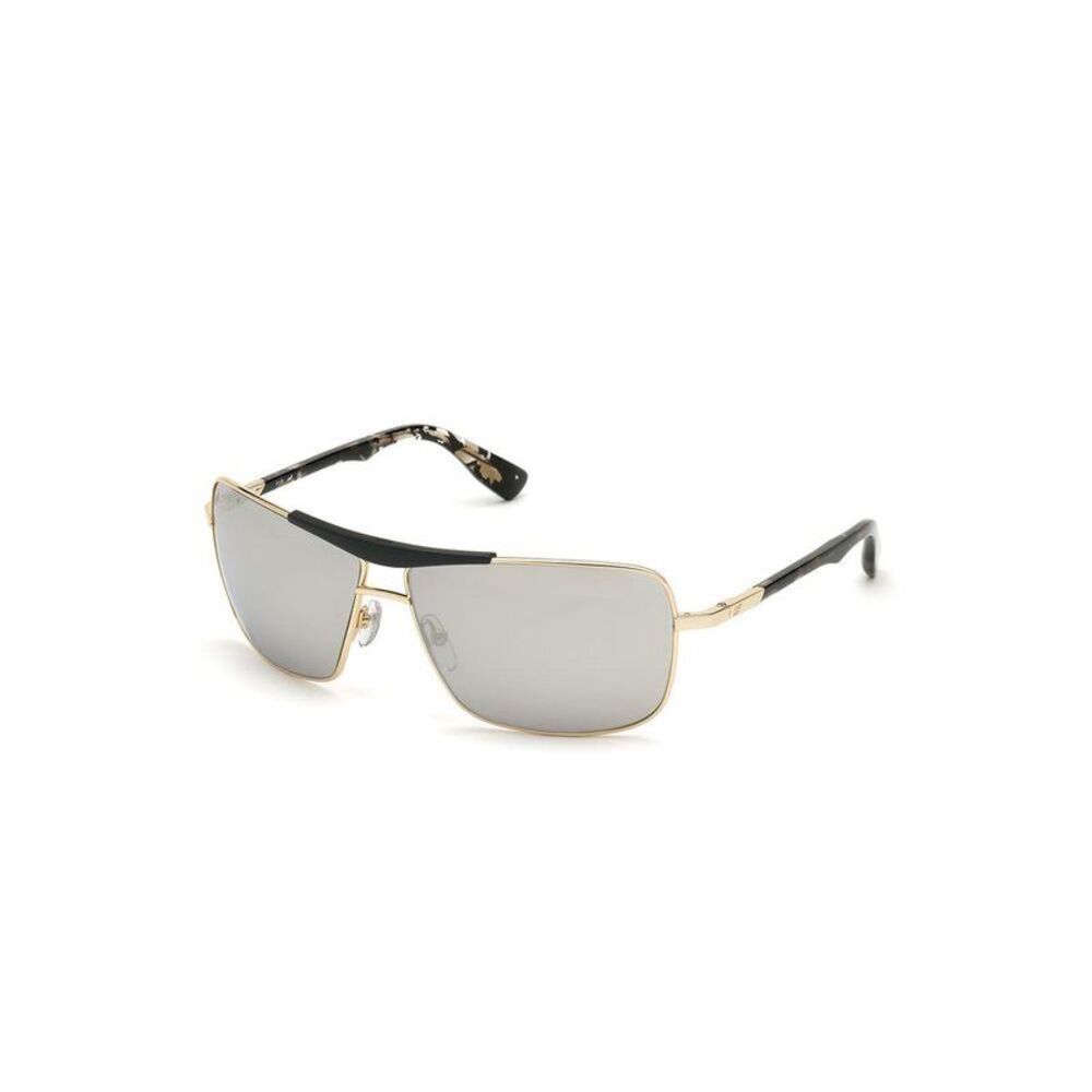 WEB EYEWEAR Metal Frame Sunglasses with UV Protection Men Gold